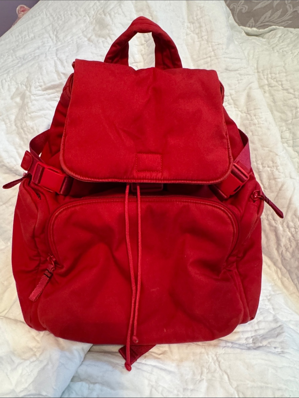 Red Women's Backpack Tote - Unbranded